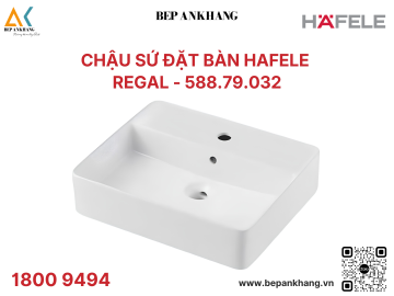 Chậu sứ đặt bàn Hafele - Sapporo 500 - 588.79.032